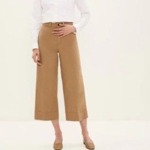 Frank and Oak Josephine wide leg pants beige